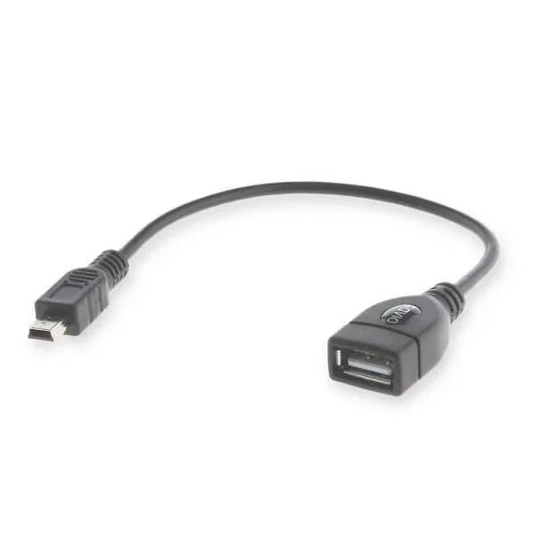Savio CL-58 cable USB USB 2.0 USB A Mini-USB B Negro