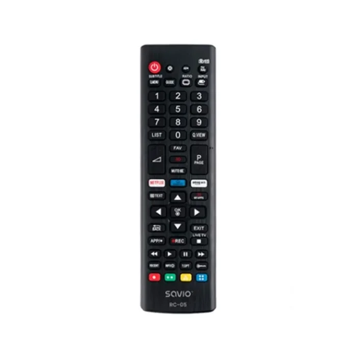 Savio RC-05 do TV LG mando a distancia IR inalámbrico TV, Universal Botones