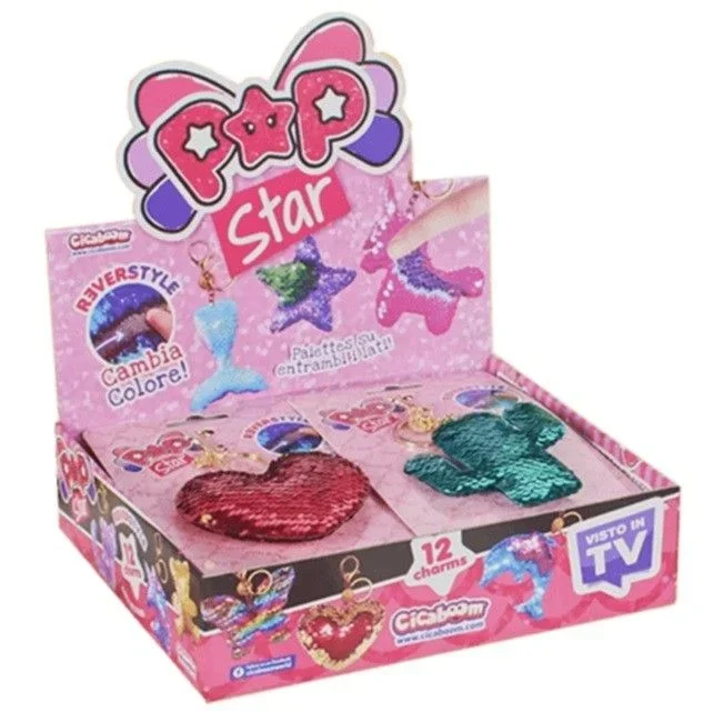 Sbabam- Display 12 LLAVEROS AMIGUITOS Pop Star (SBABAM36)