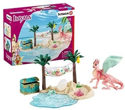 schleich BAYALA Dragon Island with treasure