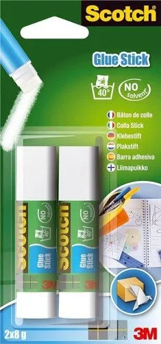 Scotch 6216C – Pack de 2 barras adhesivas, 8 g