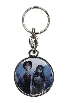 SD TOYS – Victor y Emily llavero redondo metal la novia cadaver