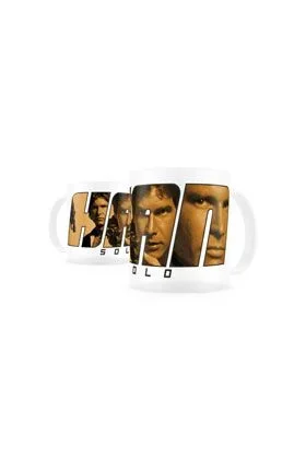 SD toys Star Wars Taza Térmica Han Solo, Cerámica, Negro, 8 cm
