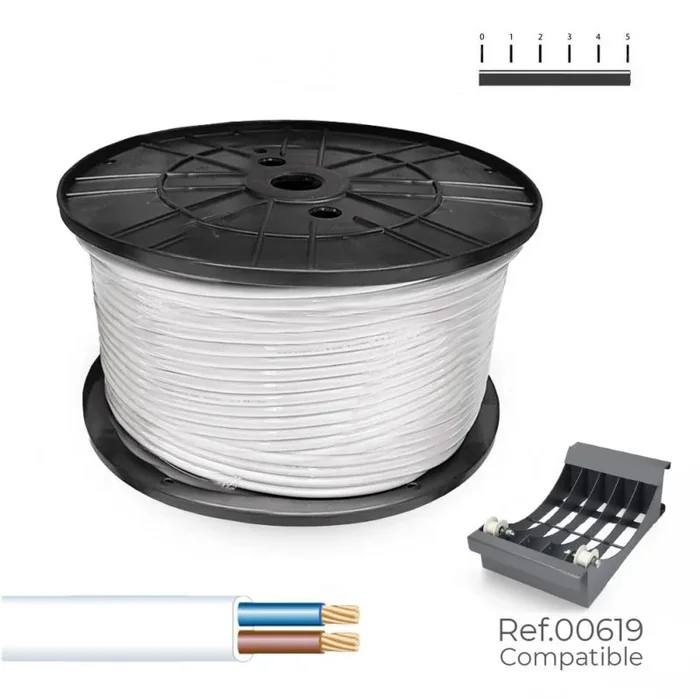 Sediles Cable Eléctrico Manguera Blanco 2 x 1,5 mm 200 m h05vvh2-f – Marca EAN: 8435734703941