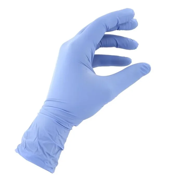 Senso nitrile gloves, powder free, 200 pcs, size xs, blue
