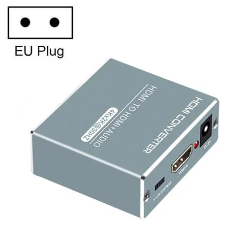 Separador de Audio de Fibra Fjgear Fj-HDv01 HDMI HD 4K 30Hz con Enchufe de la UE