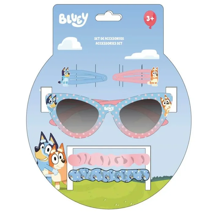 Set belleza + gafas sol bluey 6 unidades