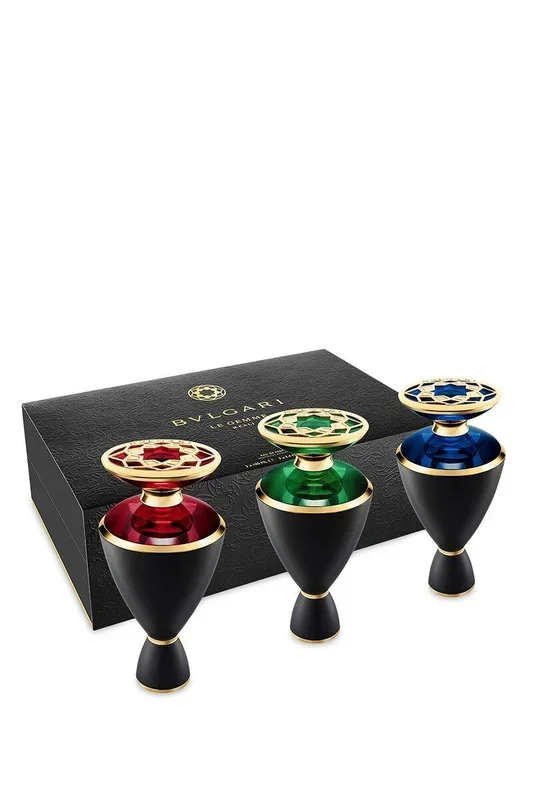 Set bvlgari: le gemme orientali veridia, eau de parfum, for women, 100 ml + le gemme orientali lazulia, eau de parfum, for women, 100 ml + le gemme orientali rubina, eau de parfum, for women, 100 ml