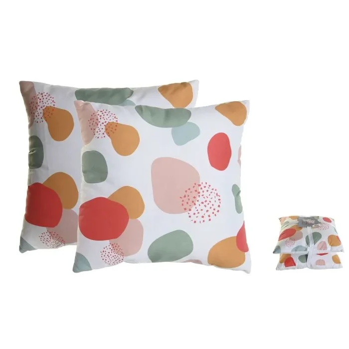 Set de cojines home esprit tropical 45 x 8 x 45 cm (2 unidades)
