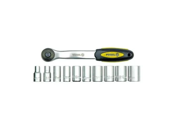 Set de Conectores Vorel 58602 1/2″ de 260mm, alta calidad y precisión, incluye conector para diversas aplicaciones