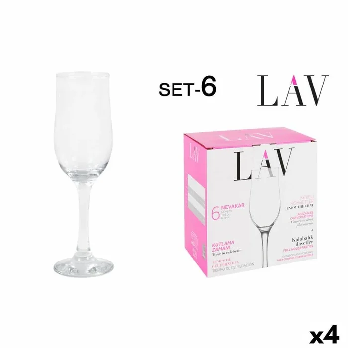 Set de copas lav nevakar (4 unidades)
