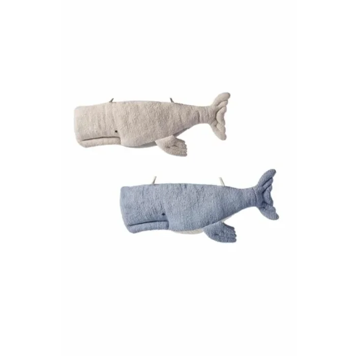 Set de peluches crochetts ballena 2 piezas