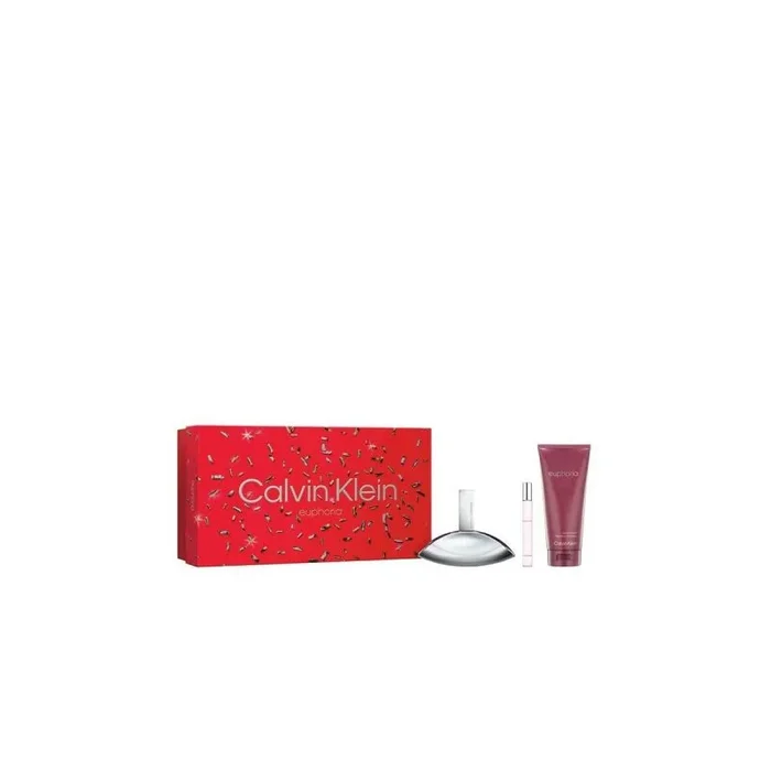 Set de perfume mujer calvin klein edp 3 piezas