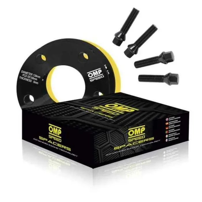 Set de separadores omp 5×100 56,1 m14 x 1,50 15 mm
