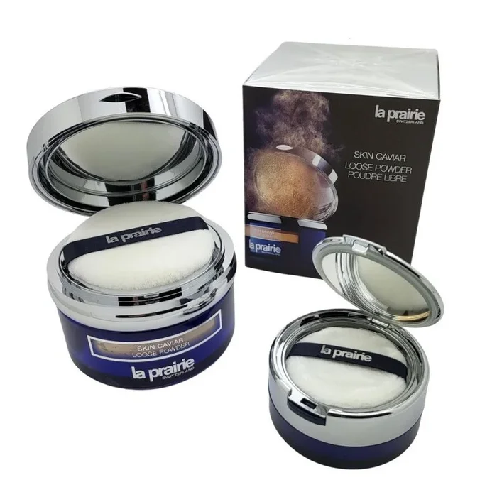 Set la prairie: skin caviar, caviar extract, illuminating, loose highlighter powder, translucent, 0, 10 g + skin caviar, caviar extract, illuminating, loose highlighter powder, translucent, 0, 40 g
