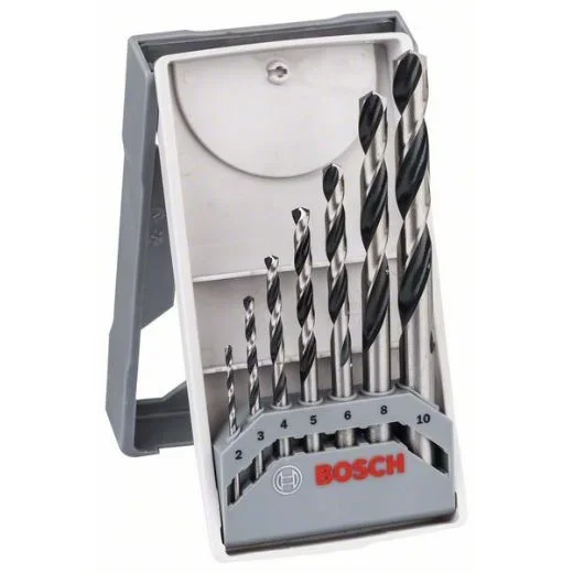 Set Mini-X-Line de 7 brocas helicoidales HSS PointTeQ de 2 – 8 mm