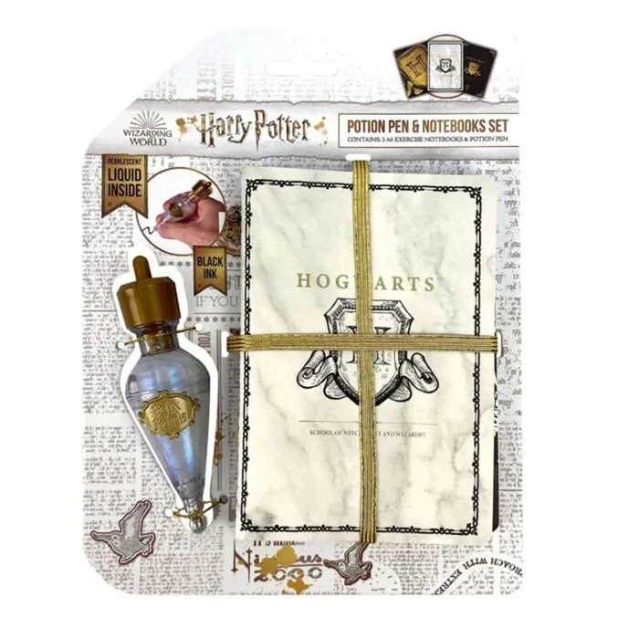 Set papeleria harry, cuaderno a6 m boligrafo pocion