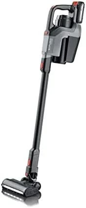 Severin HV 7185 aspiradora de pie y escoba eléctrica Batería Secar HEPA Bolsa para el polvo 1 L 280 W Negro, Gris 2,5 Ah