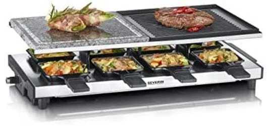 Severin RG 2373 parrilla de interior 8 personas(s) 1500 W Negro
