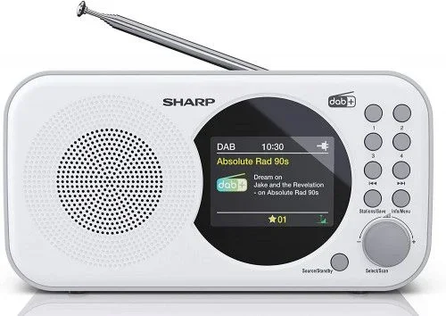 Sharp dr-p320(wh) radio digital portátil