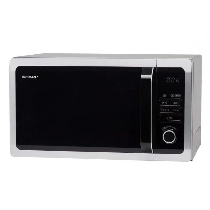 Sharp Home Appliances R743S Encimera Microondas con grill 25 L 900 W Plata