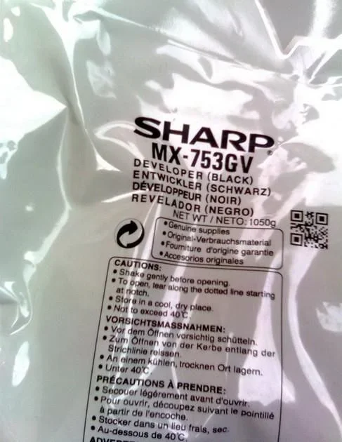 Sharp MX-753GV revelador para impresora