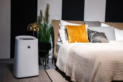 Sharp ua-kil80e-w purificador de aire con función humificador, tecnología plasmacluster-ion y filtro hepa