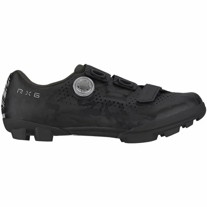 Shimano Zapatillas SH-RX600, Ciclismo Unisex Adulto, Negro, 46 EU