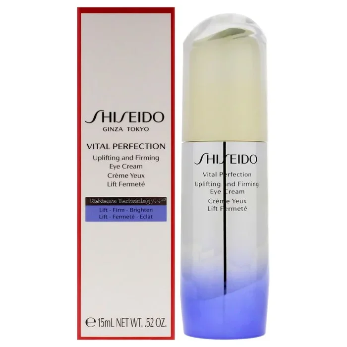 Shiseido Vital Perfection – Crema para ojos estimulante y reafirmante (15 ml)