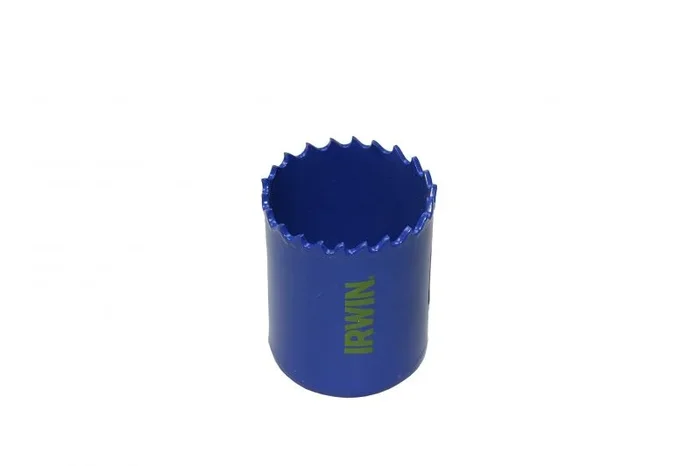 Sierra de corona bimetálica IRWIN 40 mm, para cortar aluminio, cobre, hierro, acero inoxidable, madera y zinc, corte rápido, diseño de dientes variables