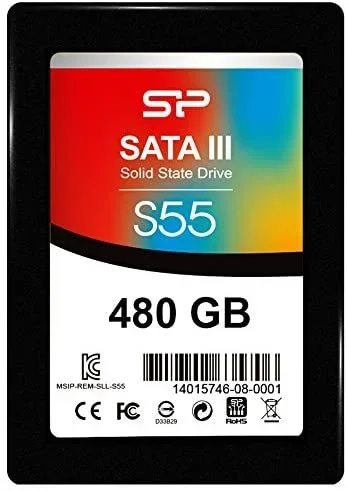 Silicon Power Slim S55 2.5″ 480 GB Serial ATA III TLC