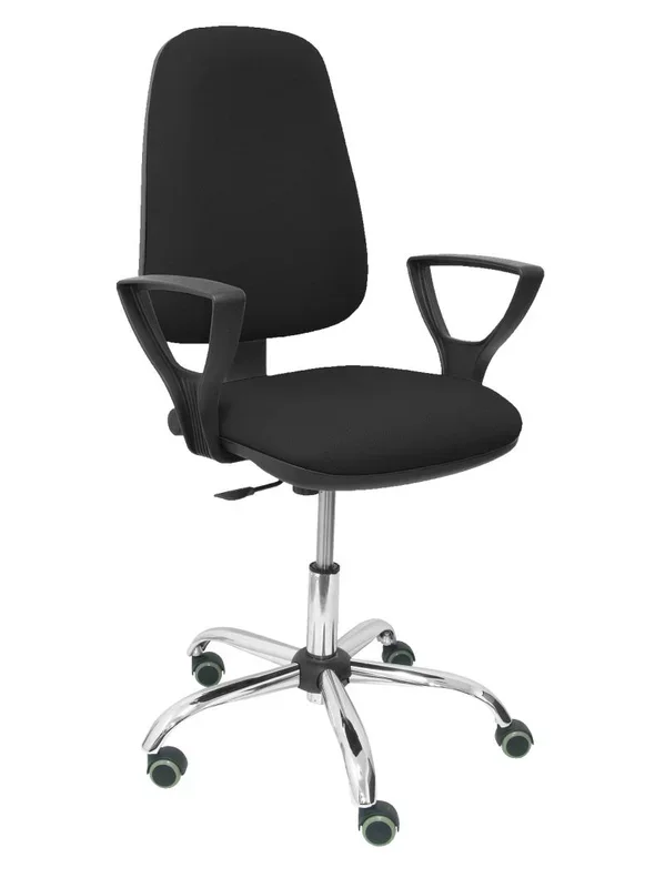 Silla Sierra CP bali negro brazos fijos