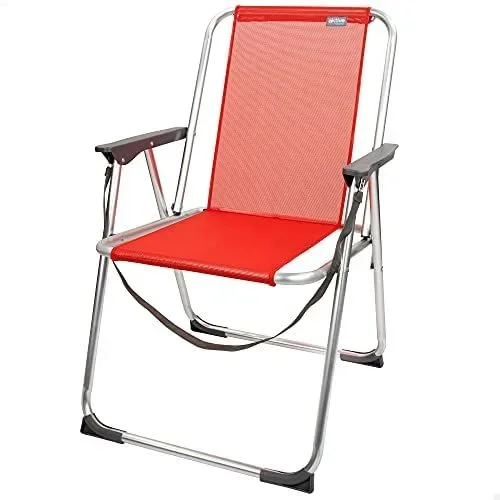 Sillón aluminio plegable bandolera 76×53
