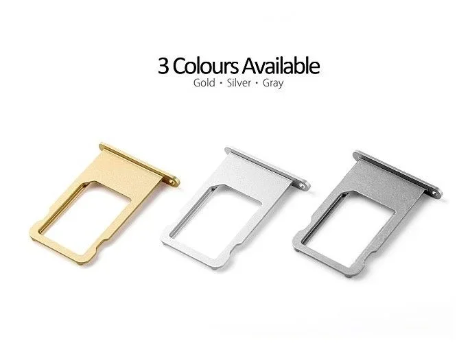 Sim card slot for iphone 6 plus – black