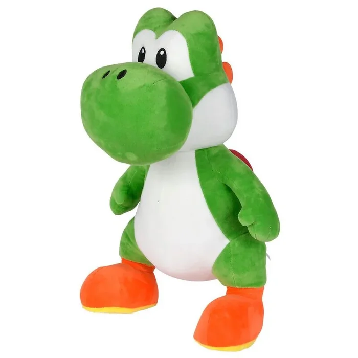 Simba- Peluche Yoshi 50cm, Super Mario, Material Suave y Agradable, 100% Original, Apto para todas las Edades (109231015)