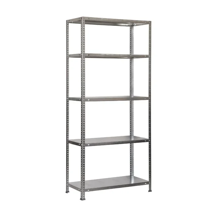 SimonRack Estantería Metálica Almacenaje, 5 Baldas, Alta Capacidad Carga 100 kg, 2000x1000x500 mm, Estantería Garaje Trastero, Galvanizado