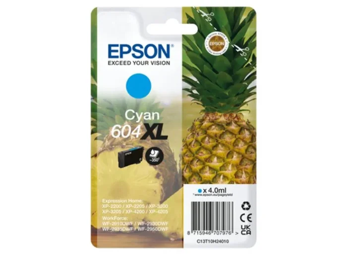 Singlepack cyan 604xl ink