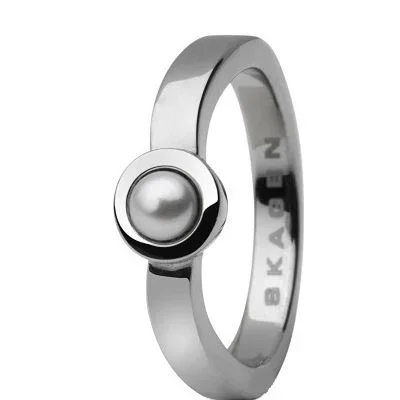 SKAGEN – Anillos Mujer – acero inoxidable acero inoxidable – Talla 11 JRSS004SS5