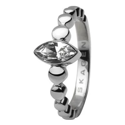 Skagen JRSS005SS8 Anillo de Mujer con acero inoxidable – Tamaño 18