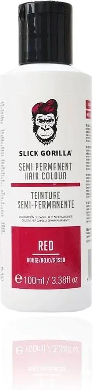 Slick gorilla semi perm colour red 100ml