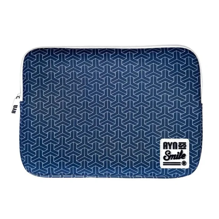 Smile – Funda Neopreno 13 y 14 Pulgadas para Portátil, Estampado Japonés Kumikikkou Simbolizador De La Buena Suerte, Éxito, Vida Larga y Saludable, Impermeable y contra Caídas