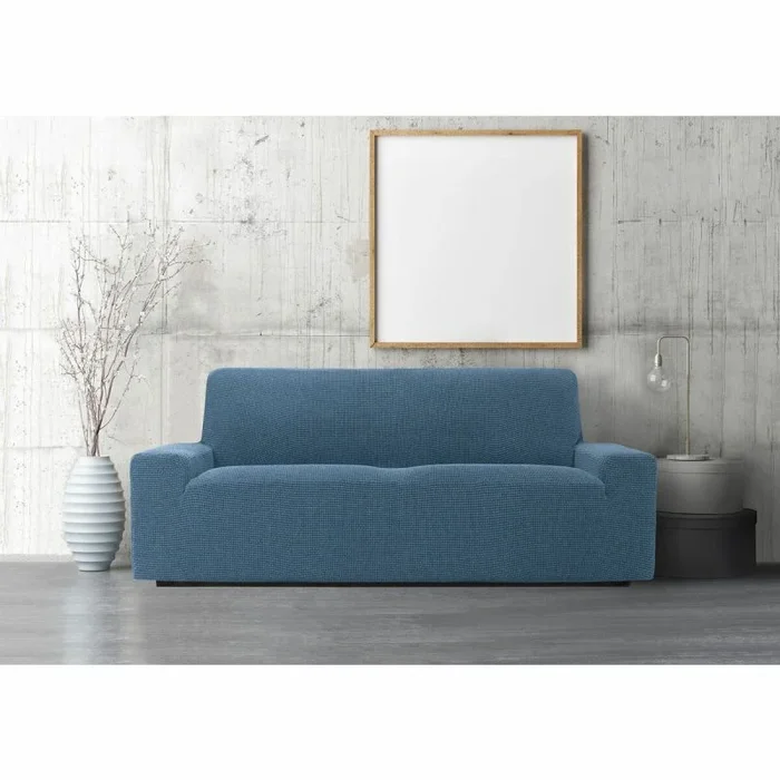 SOFASKINS® Funda superelástica, Funda de sofá de 3 plazas, Transpirable, cómoda y Duradera, fácil de Instalar, Dimensiones (180-230 cm), Color Azul Cielo