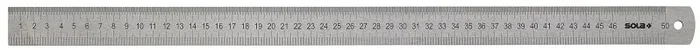 Sola Lsb – Regla Semi-Rígida de Acero Inoxidable de 500 mm, Gris