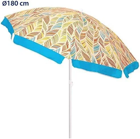 Sombrilla 180 cm aluminio estampado protección solar