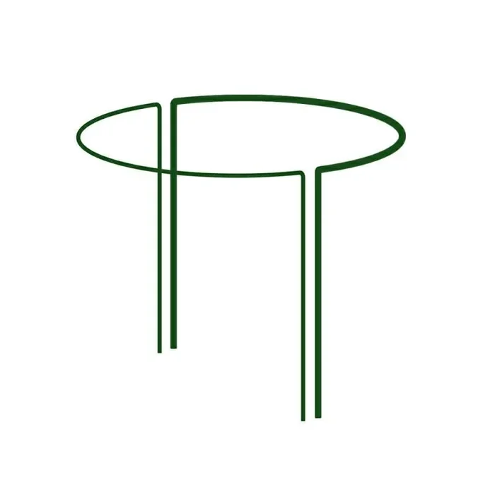 Soporte de Anillo para Plantas 1/2 Círculo, diámetro 40cm, altura 100cm, ideal para plantas trepadoras y arbustos altos, resistente y duradero