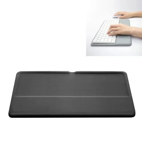 Soporte de Muñeca de Silicona para Teclado Magic Apple 2 Tamaño L (Negro)