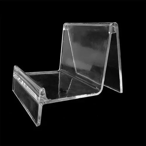 Soporte de Plástico Transparente para Teléfono de Pantalón 10 PCs (No. 3 1 Capa)