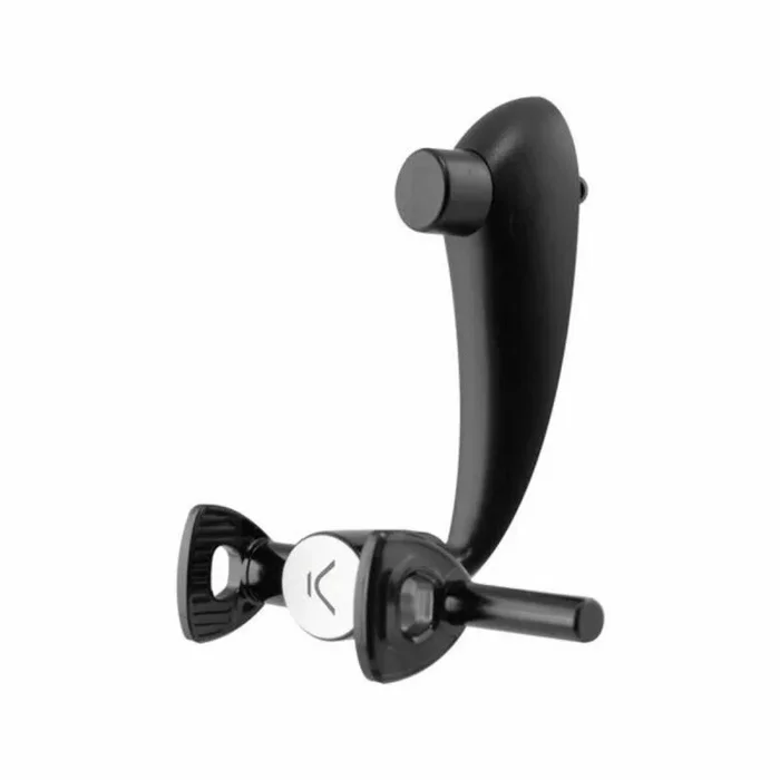 Soporte universal de móvil para coche KSIX, Para rejilla de ventilación, Fijación de gancho, Negro