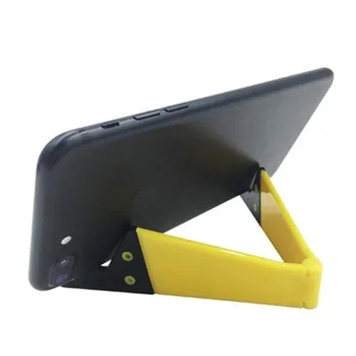 Soporte Universal para Tableta y Teléfono Móvil en Forma de V (Amarillo)