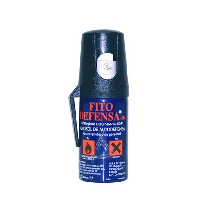 Spray de Defensa personal a Gas 30 Ml Fito Defensa 85002
